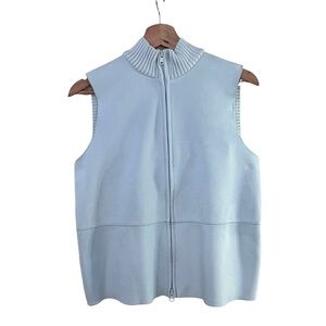 J.jill Baby Blue Vest Size S